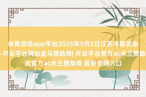 体育游戏app平台2025年9月2日江苏丰县农业农村局价钱行情-开云平台网站皇马赞助商| 开云平台官方ac米兰赞助商 最新官网入口