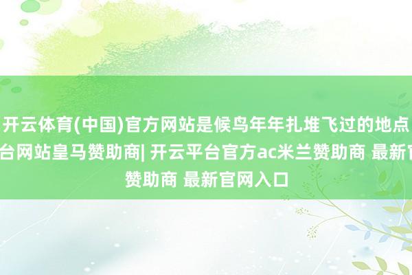 开云体育(中国)官方网站是候鸟年年扎堆飞过的地点-开云平台网站皇马赞助商| 开云平台官方ac米兰赞助商 最新官网入口